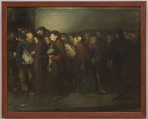 Jules Adler (1865-1952). "La Soupe des pauvres". Huile sur toile, 1906. Musée des Beaux-Arts de la Ville de Paris, Petit Palais.